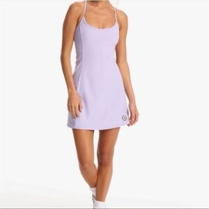 Zinnia purple Vuori one shot tennis dress